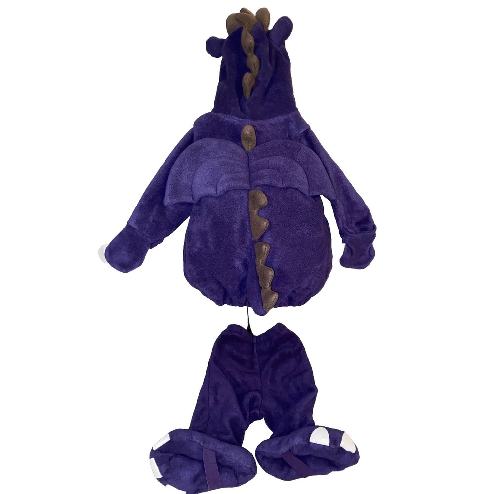 Purple Dragon Wings Halloween Costume Padded Old Navy Warm Sz 6-12 Months 2 pc - Picture 2 of 6
